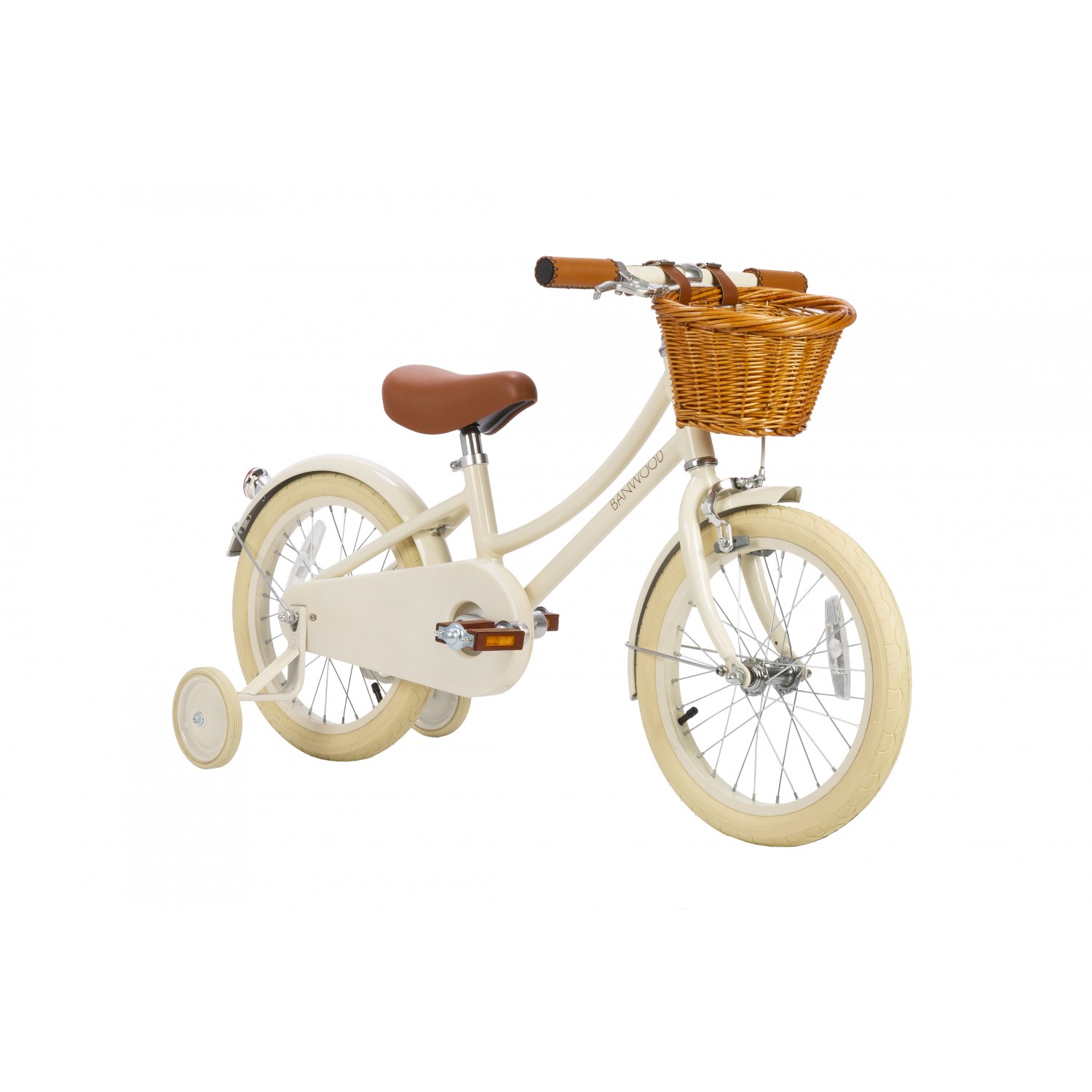 Bicicleta Banwood con pedales vintage - Crema