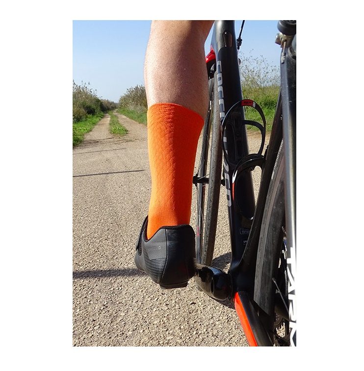Calcetines Ciclismo Clásicos Naranjas
