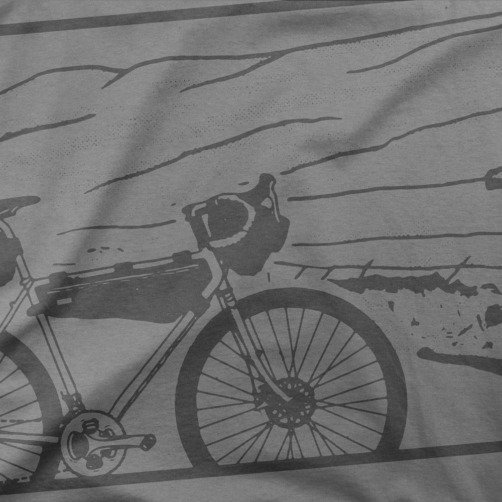 Camiseta Restrap Bikepacking Gris detalle